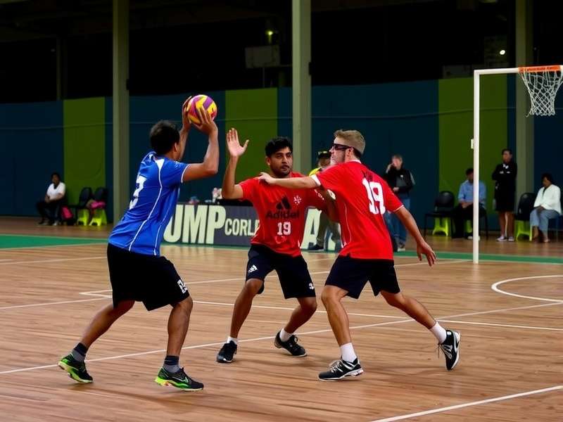 Indian Handball Crusaders Tournament Scene